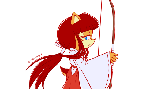 lissfreeangel:cosplaying sonic characters again but now, in the world of inuyasha… AGHHHHHH