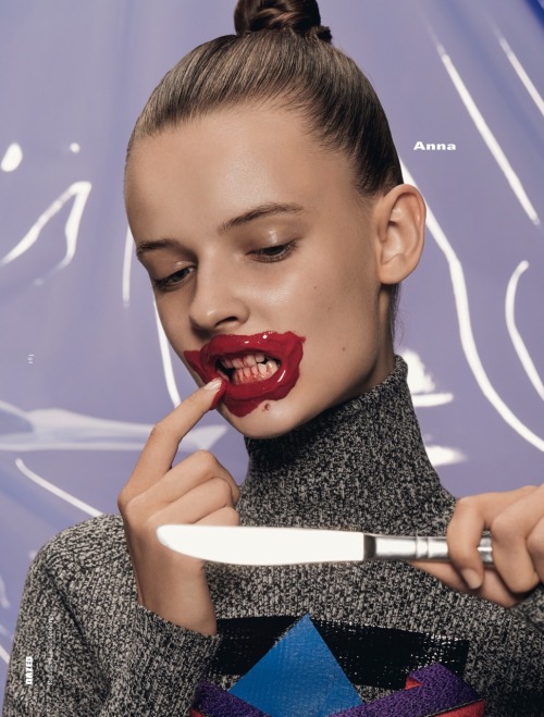 driesvano:  Willow and Anna in “The New Aesthetic” for Dazed Magazine