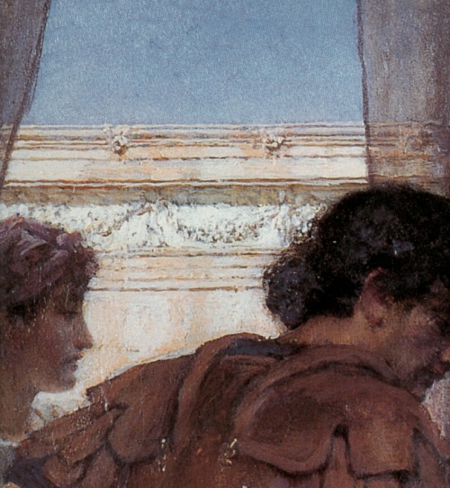 Story board ➡Details: A silent Greeting (1889)Sir Lawrence Alma-Tadema