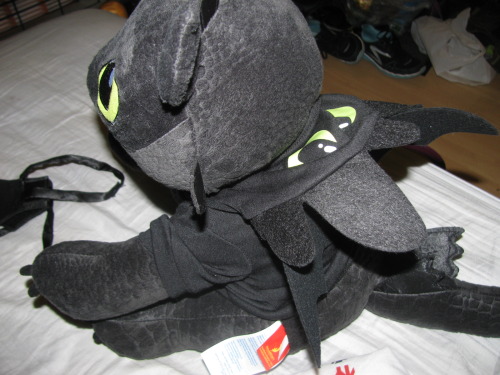 now he can toothless while he toothless