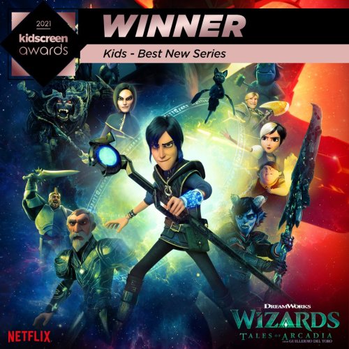 aaronwaltke:Wow! It appears our show, Guillermo del Toro’s Wizards: Tales of Arcadia, has just won a