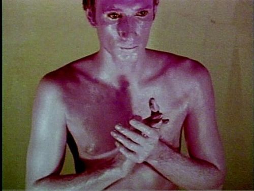 arterialtrees:  Bruce Nauman, Art Make Up 1 (1967)