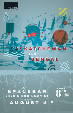 11x17 Promotional Print for Saskatchewan and Bengal at Spacebar