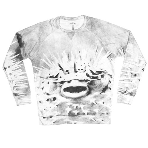 This is the ‘bad ass puffa fish sweater’ and it’s bad ass and it’s available now at instedwesmile.com #badass