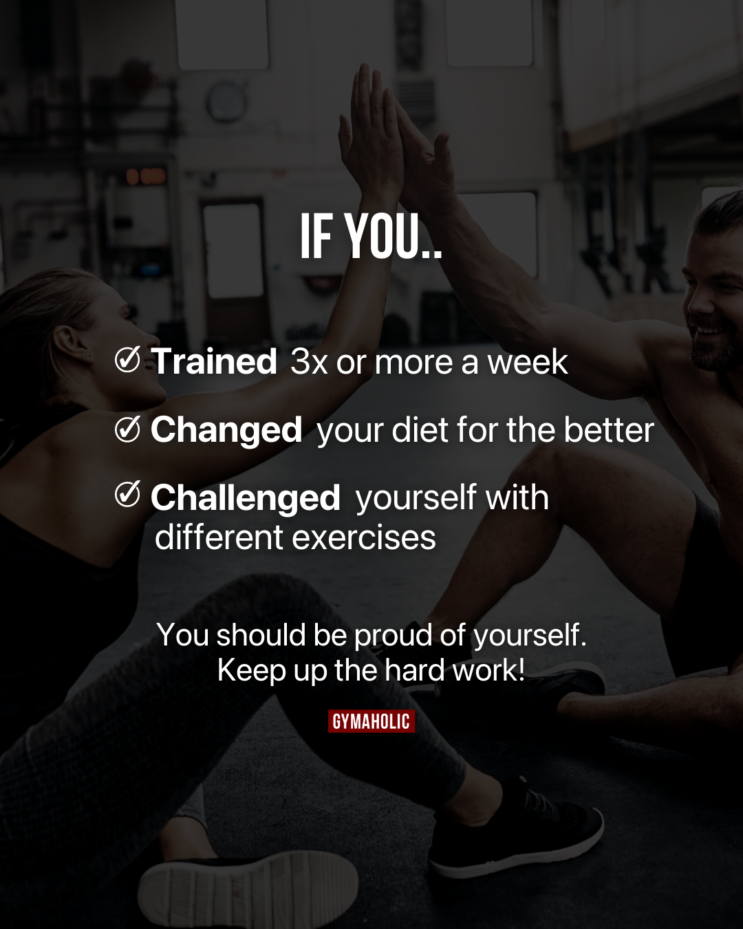 If You Trained 3x or More A Week,