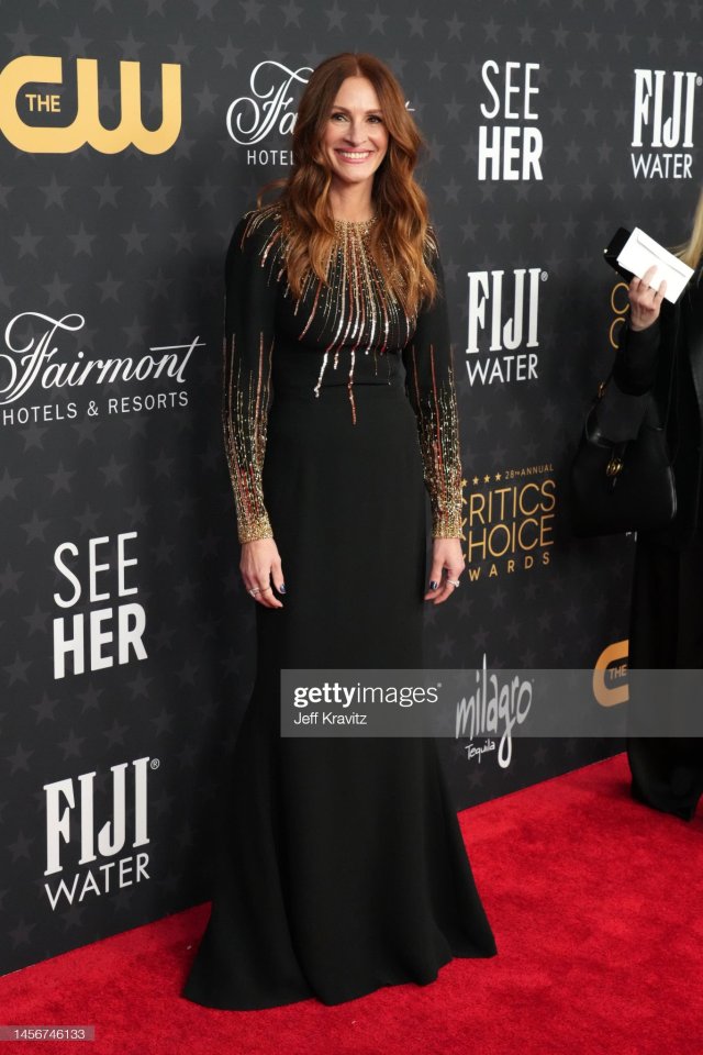 Julia Roberts at the 2023 Critics Choice Awards