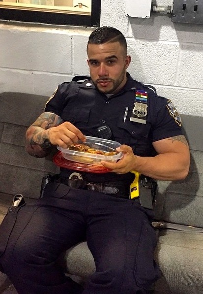 addicted-to-the-cock:  Fuck the police.. Literally. Check out this super sexy cop’s