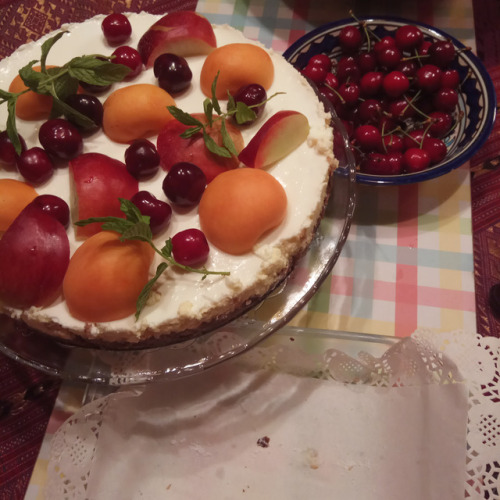 nectarwiki:  shavuot aka jewish holiday of cheescakes, flowers and fruits