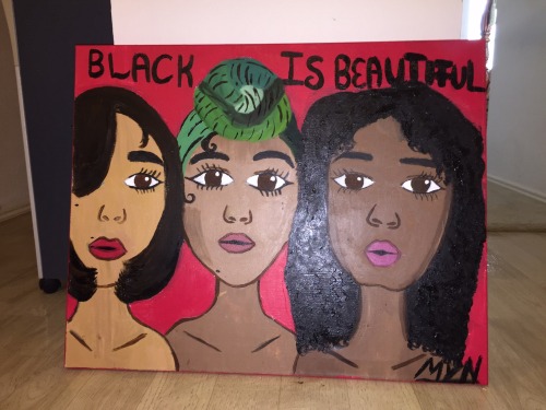 fyblackwomenart:  Black is beautiful pt.1 by Morgan Newton @ebony-orchids : : submission : : 