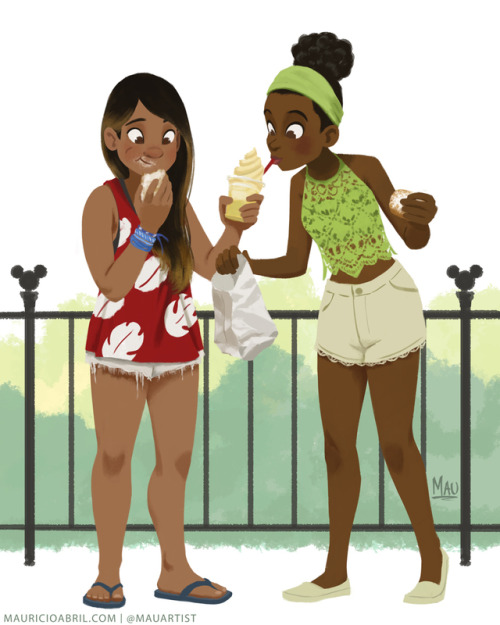 Disneyland Snack Hack brought to you by Lilo and Tiana. If you and a friend each get a different tre