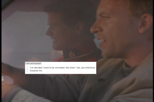 pintpotjudas:due South + text posts part 2 (part 1)requested by 3milesup-3milesdown xoxox