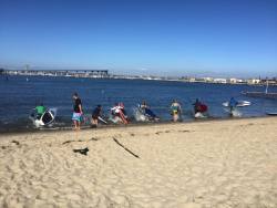 Finished up with SUP skill building. #education #mypaddlefit #PaddleFit #EXOS #standuppaddle #education #performance #sup #skills #drills #beach (at PaddleFit)