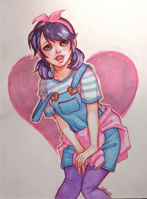 Marinette from Miraculous in casual cute clothing! Please watch my review on touchfive alcohol marke