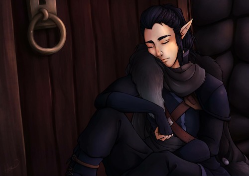leetkkz:I finished the thing! Vax from Critical Role, based on the episode 2 weeks past~