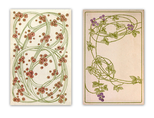 michaelmoonsbookshop:Art nouveau era endpaper designs Published by Blackie and Gresham