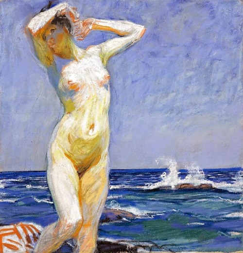 elpasha71:Frantisek Kupka Czech 1871-1957 Nude Girl At The Seaside