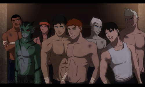 blogzodiacmaccarthaighblr:Young Justice Fight Club by WyldeElyn 
