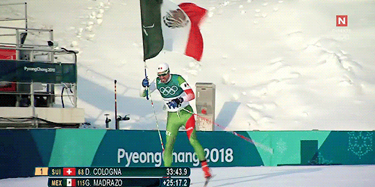 sashosasho:   This is what Olympics are about: German Madrazo from Mexico was extremely