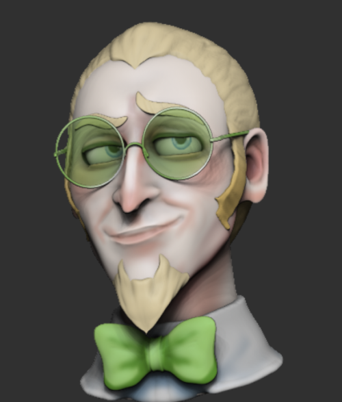 I Did Faba 1930 AU On Zbrush..
