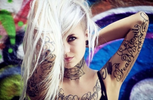 Women with tatoos