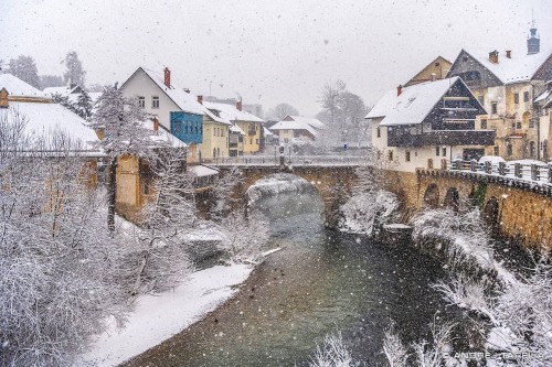 SKOFJA LOKA, Slovenia - it’s amazing how beautiful this 1,000-year-old town, perched snugly on