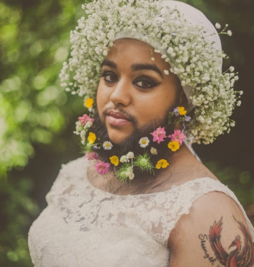 Porn Pics sourcedumal:  buzzfeeduk:  This Bearded Bride