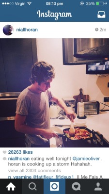 niallslittle:  frickingirish:  Do you see the rich kid with security cameras on a tv in his kitchen  IMDYING 