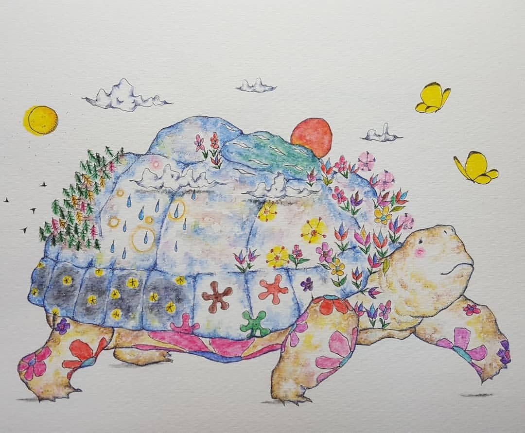 Tear Monster ｗｏｒｋ Moving Forest Tortoise うごく森 カメ