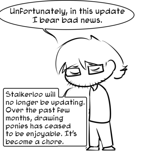 askstalkerloo: Thanks again for everything so far. This is not truly an end, but a new beginning. The fourth panel is an example of the comic artwork, one of the pieces I will be using in the comic pitch. This is the style guide. I will be posting work