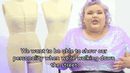 sourcedumal:  refinery29:  Meet The First Plus-Size Designer To Win Project Runway Not only was this a monumental moment for boundary-breaking Tipton, but it was also a monumental moment for the plus-size women of America (which make up over 65% of the