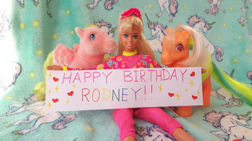          Today is a special day… Its @rodneytheponydude‘s Birthday!           Barbie, Best-Wishes an