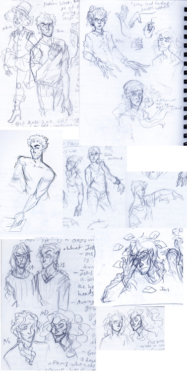 various tma margin doodles from the past while