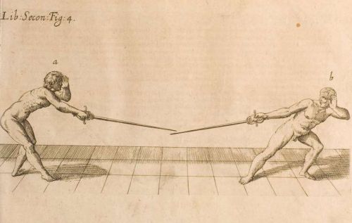 art-of-swords:Buch Der Fecht-KunstAuthor: Nicoletto GigantiFighting with the rapier.Source: Copyrigh