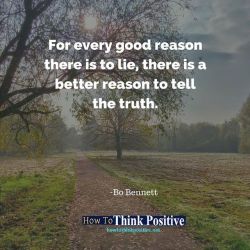 thinkpositive2:  For every good reason there