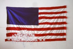 brian-kenny:  My “Fallen Stars” flag (2012) has never been more apropos ;-(