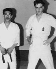 takingcare-of-business:  Elvis and karate, one of his favourite hobbies.