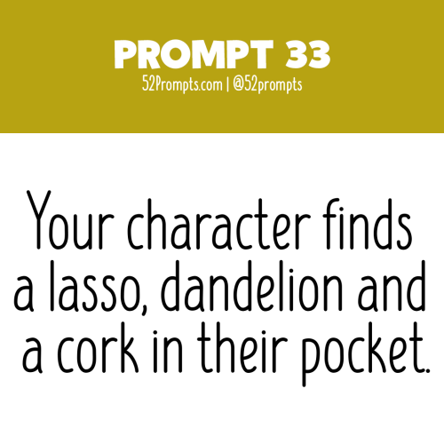 Write a story or create an illustration using the prompt: Your character finds a lasso, dandelion an