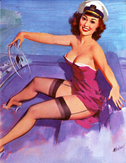 retrogasm:  Sunday Pin UpBill Medcalf