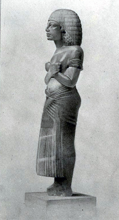 met-egyptian-art: Facsimile Painting of an Alabaster Statuette, Lancelot Crane, A.D. 1910–1911
