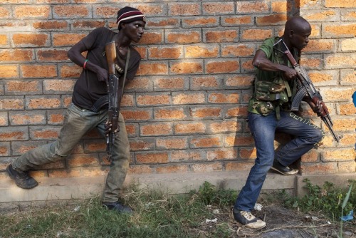 house-of-gnar:Anti-balaka militiamen, who were former members of the Central African Armed Forces (F