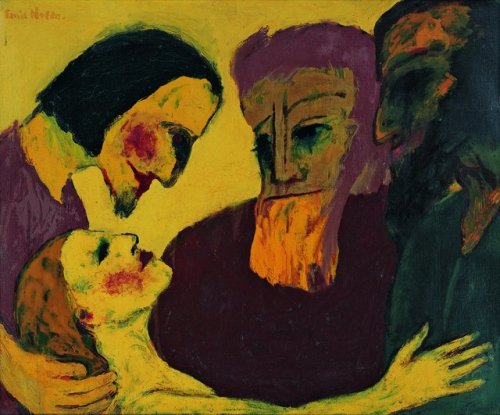 amare-habeo:Emil Nolde (German-Danish, 1867 - 1956)The Sinner (Die Sünderin), 1926 Oil on 