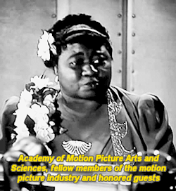 thehappysorceress:  karnythia:hennyproud:75 years ago, on February 29, 1940, actress Hattie McDaniel made history by becoming the first African American, male or female, to win an Oscar. She won Best Supporting Actress for her role as Mammy in the movie