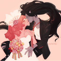 hawberries: bubblegum and marceline have