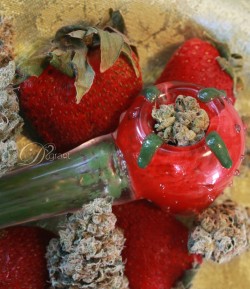 destingrant:  Strawberries and weed  