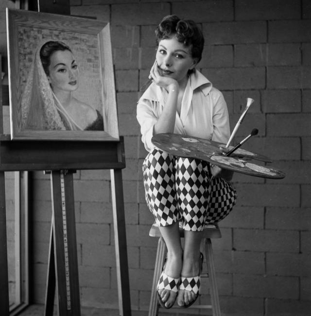 Jeanne Crain by Earl Leaf (1954)