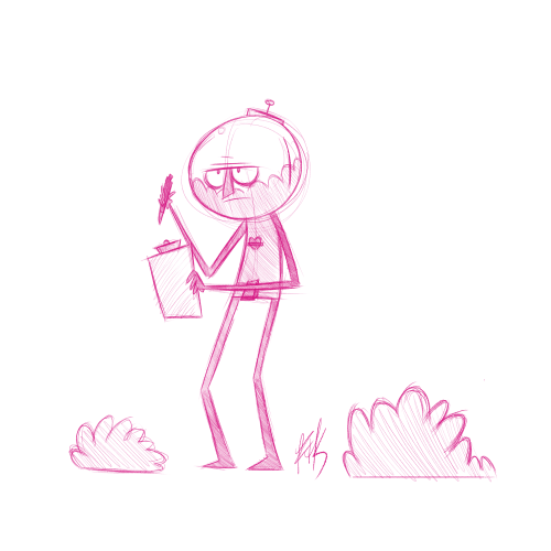 Benson Doodle :D  I Was Too Tired To Animate Today Sooo I Did A Little Sketch While Watching Regular