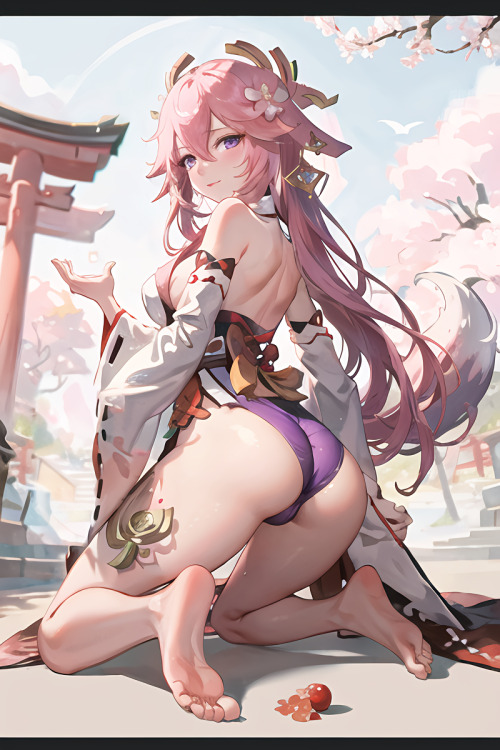 xsirboss:   八重神子 lychee._.AIhttps://www.pixiv.net/artworks/106001611