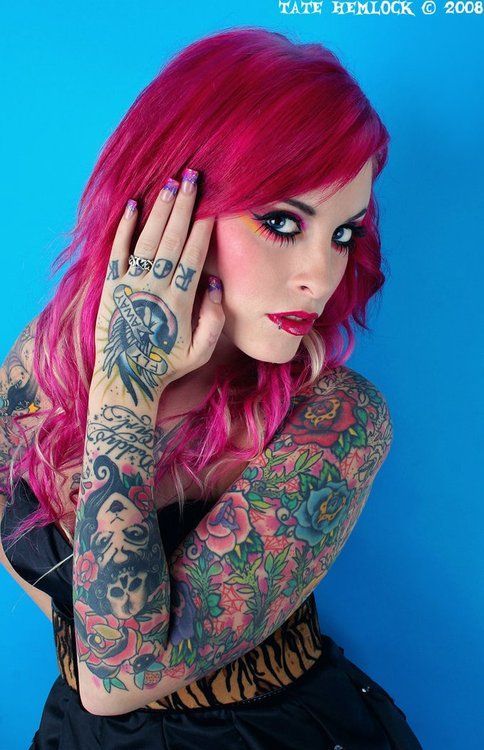 XXX inked-dollz:  Inked girl photo