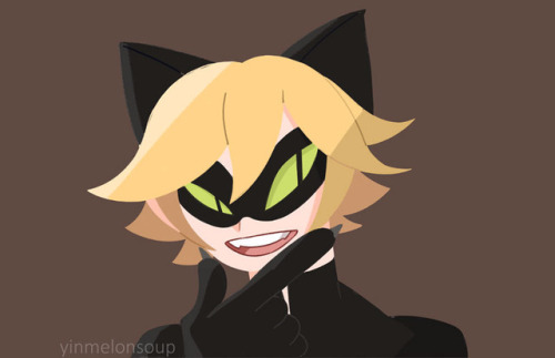 Wanted to redraw Cat Noir from Miraculous Ladybug