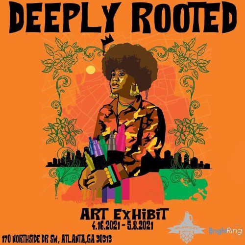 @brightring_ “Deeply Rooted” art exhibit at @atlantucky 4.16.2021. Go to their page to follow & 